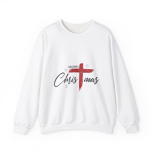 Merry Christmas Unisex Heavy Blend™ Crewneck Sweatshirt, Xmas Crewnwck ,Gift for Christmas