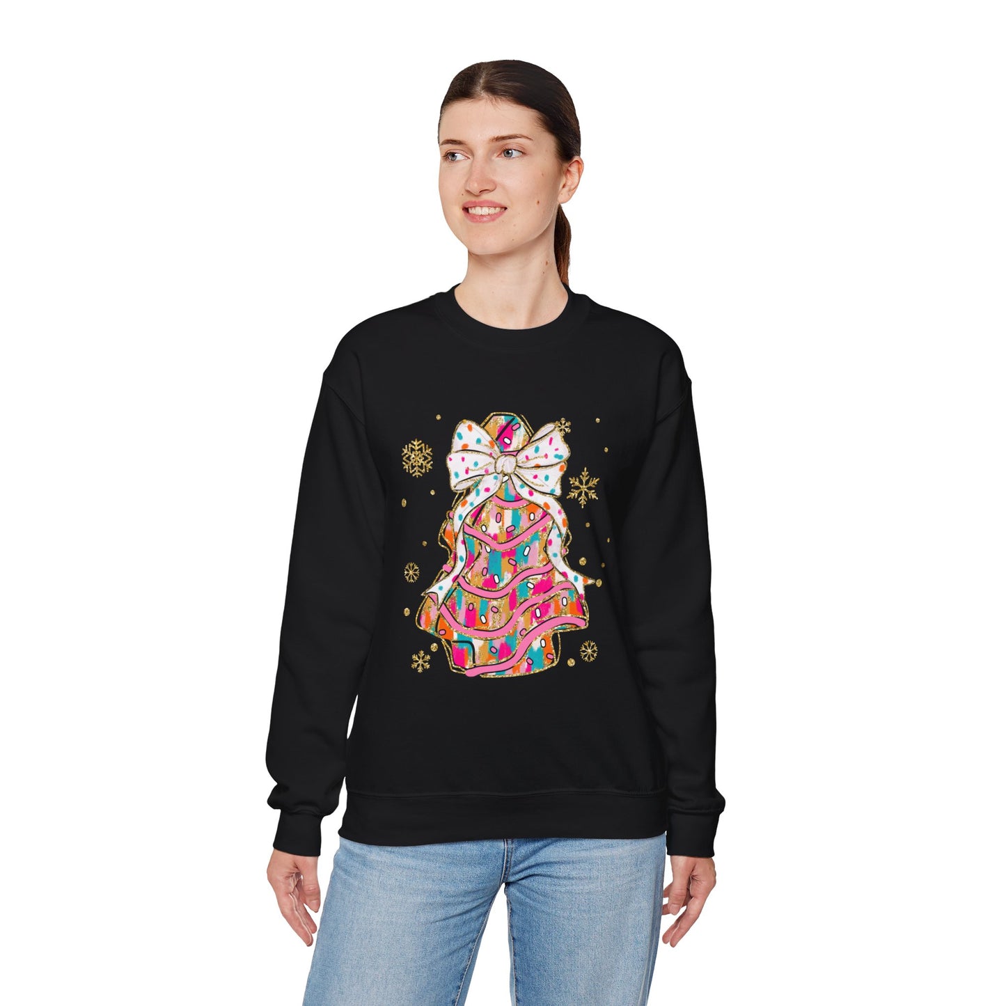 Christmas Tree Unisex Heavy Blend™ Crewneck Sweatshirt ,Christmas Gift