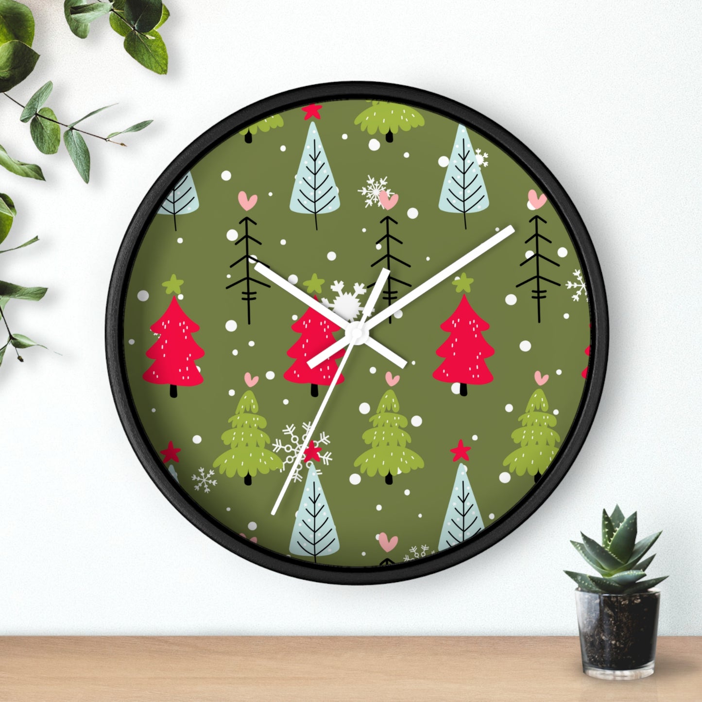 Christmas Tree Wall Clock ,Christmas Gift for Everyone