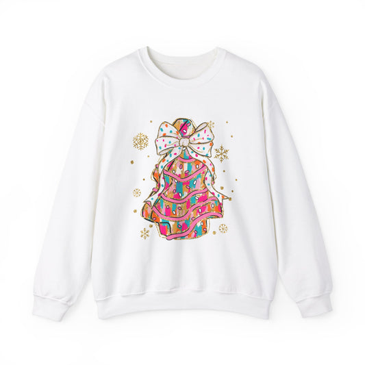 Christmas Tree Unisex Heavy Blend™ Crewneck Sweatshirt ,Christmas Gift