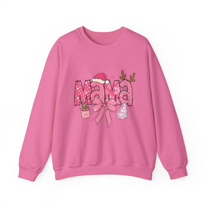 Christmas Mama Unisex Heavy Blend™ Crewneck Sweatshirt,Christmas Gift for Mama