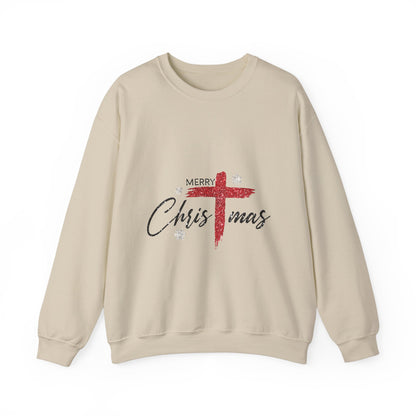 Merry Christmas Unisex Heavy Blend™ Crewneck Sweatshirt, Xmas Crewnwck ,Gift for Christmas