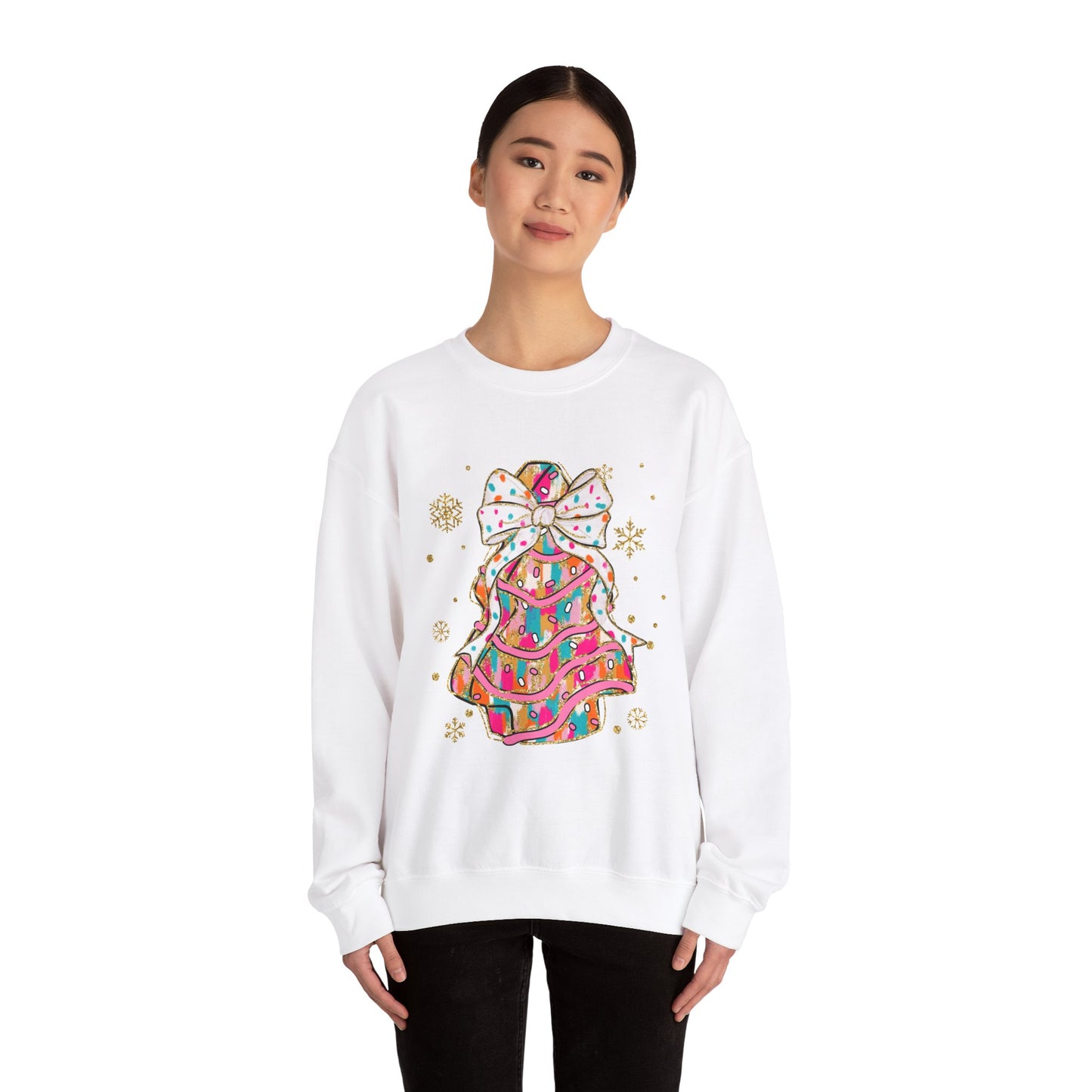 Christmas Tree Unisex Heavy Blend™ Crewneck Sweatshirt ,Christmas Gift