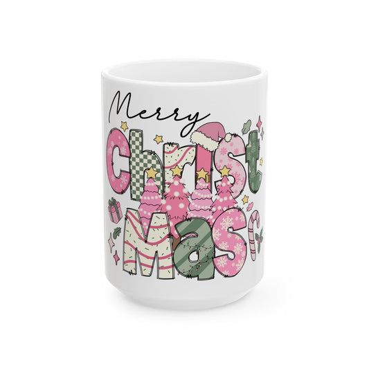 Christmas Mug- Holiday Mug, Unisex Christmas Mug, Holiday  Mug,  Christmas Gift   for Family ,Friends (15oz)