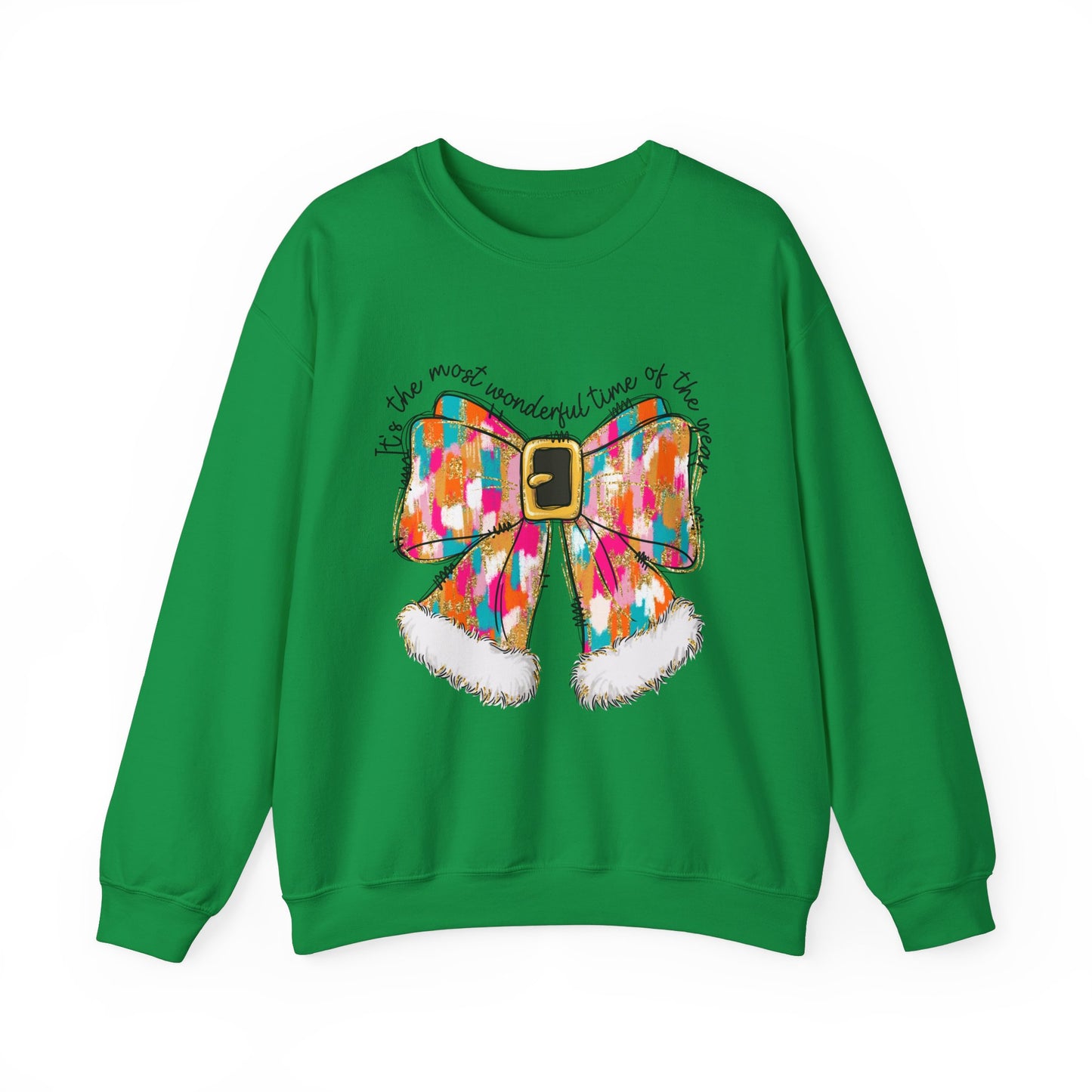 The Most Wonderful Time of the Year Unisex Heavy Blend™ Crewneck Sweatshirt , Christmas Gift for Everyone