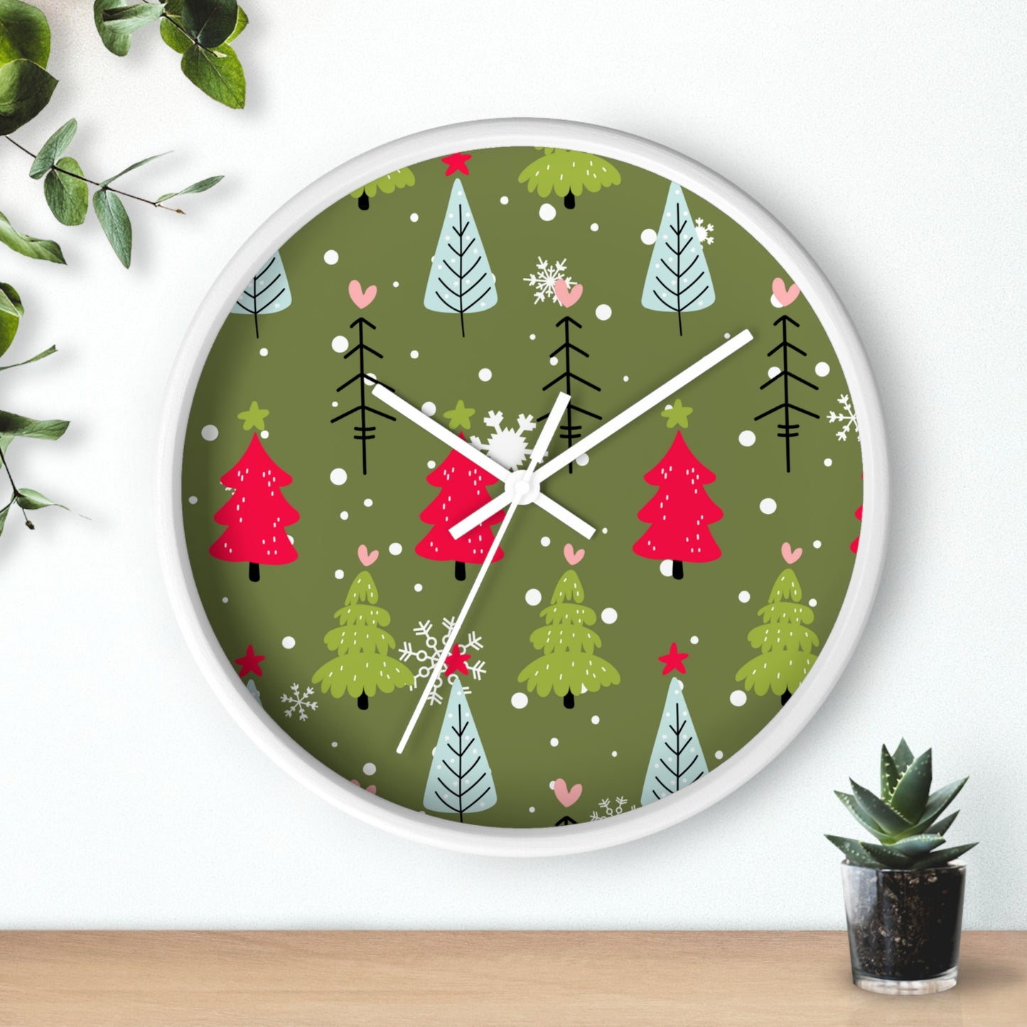 Christmas Tree Wall Clock ,Christmas Gift for Everyone