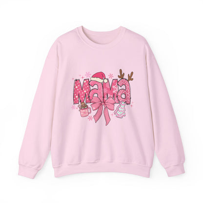 Christmas Mama Unisex Heavy Blend™ Crewneck Sweatshirt,Christmas Gift for Mama