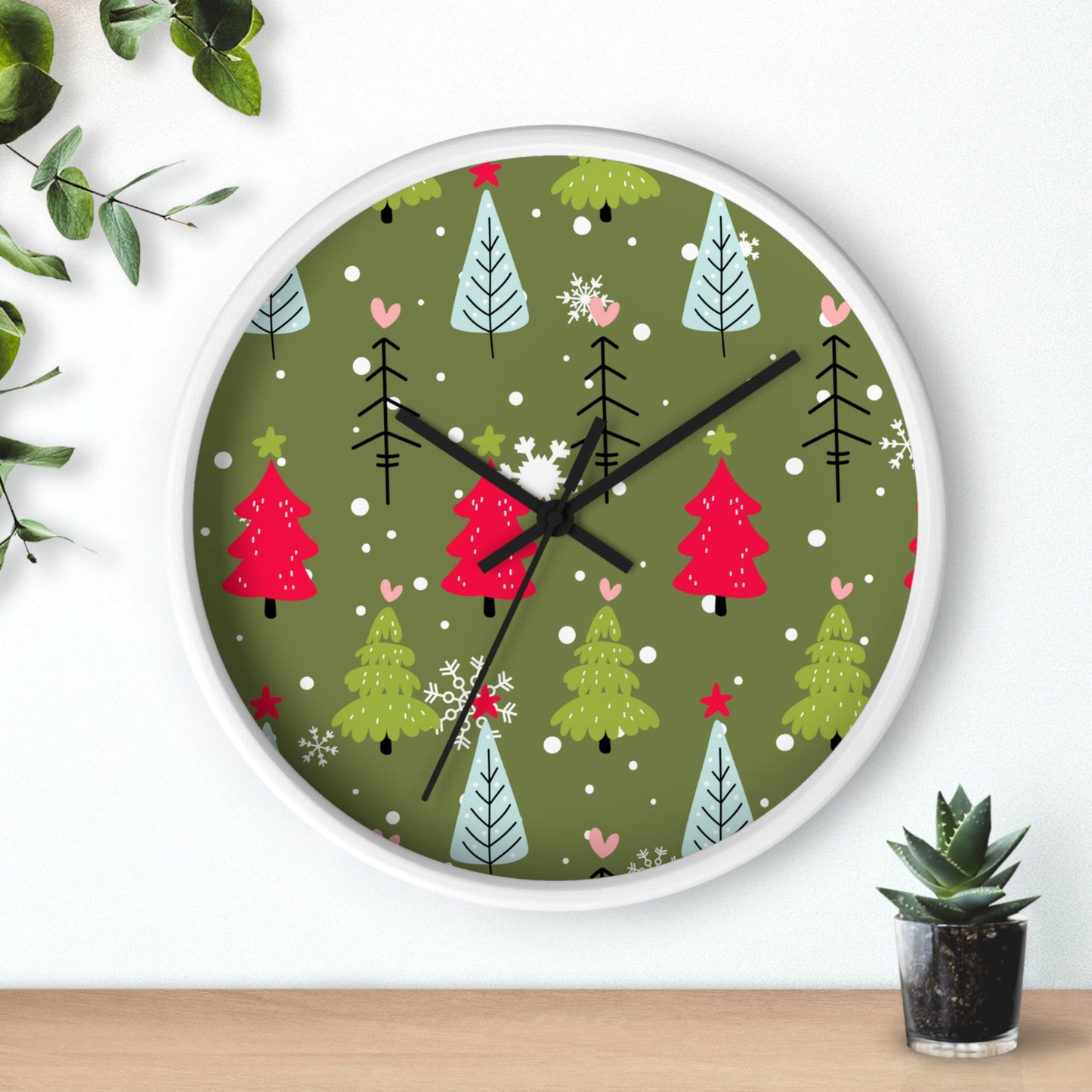 Christmas Tree Wall Clock ,Christmas Gift for Everyone