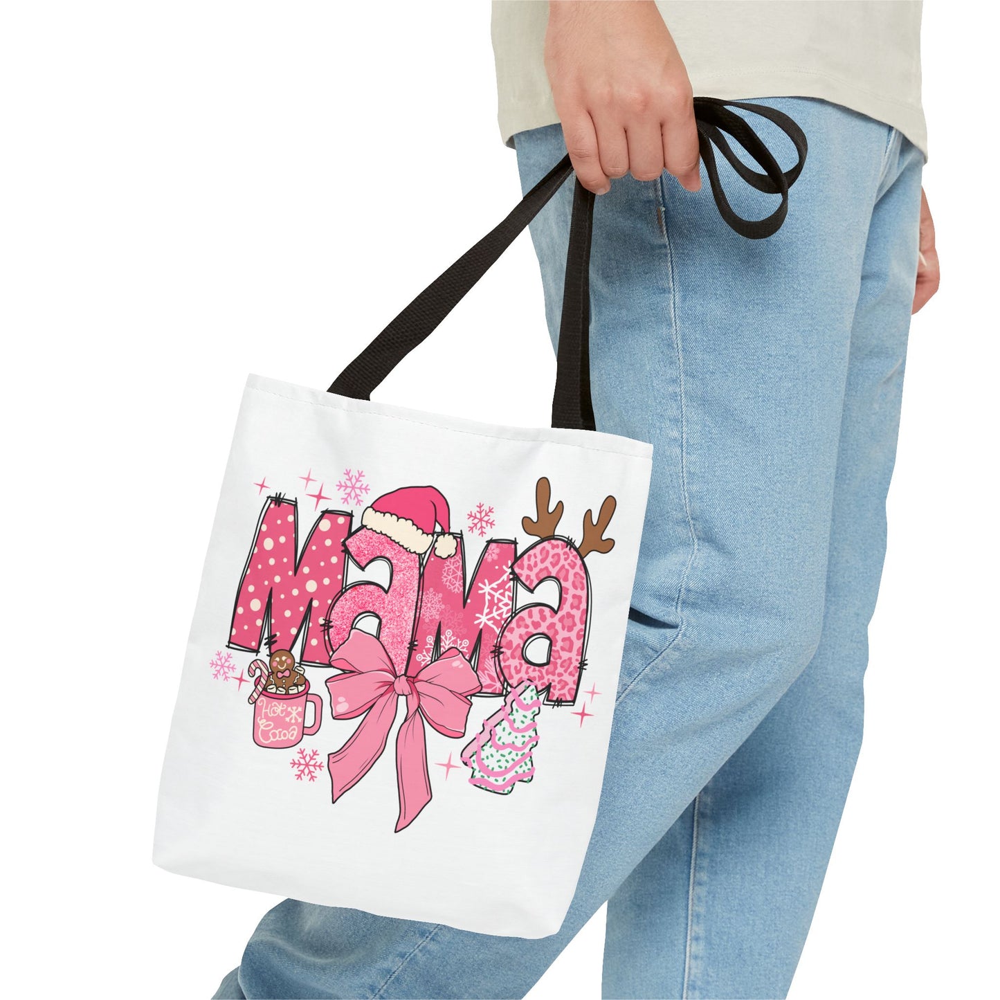 Mama Christmas Tote Bag ,Gift for Mothers