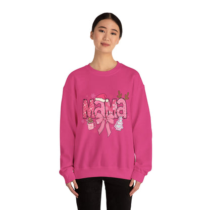 Christmas Mama Unisex Heavy Blend™ Crewneck Sweatshirt,Christmas Gift for Mama